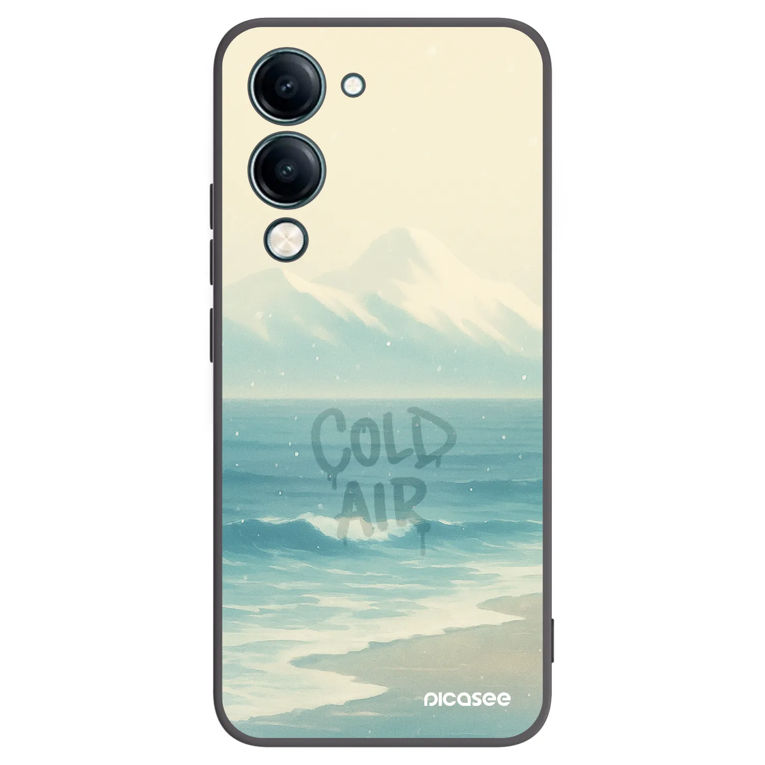 Picasee fekete szilikon tok az alábbi mobiltelefonokra Vivo Y29s 5G - COLD AIR