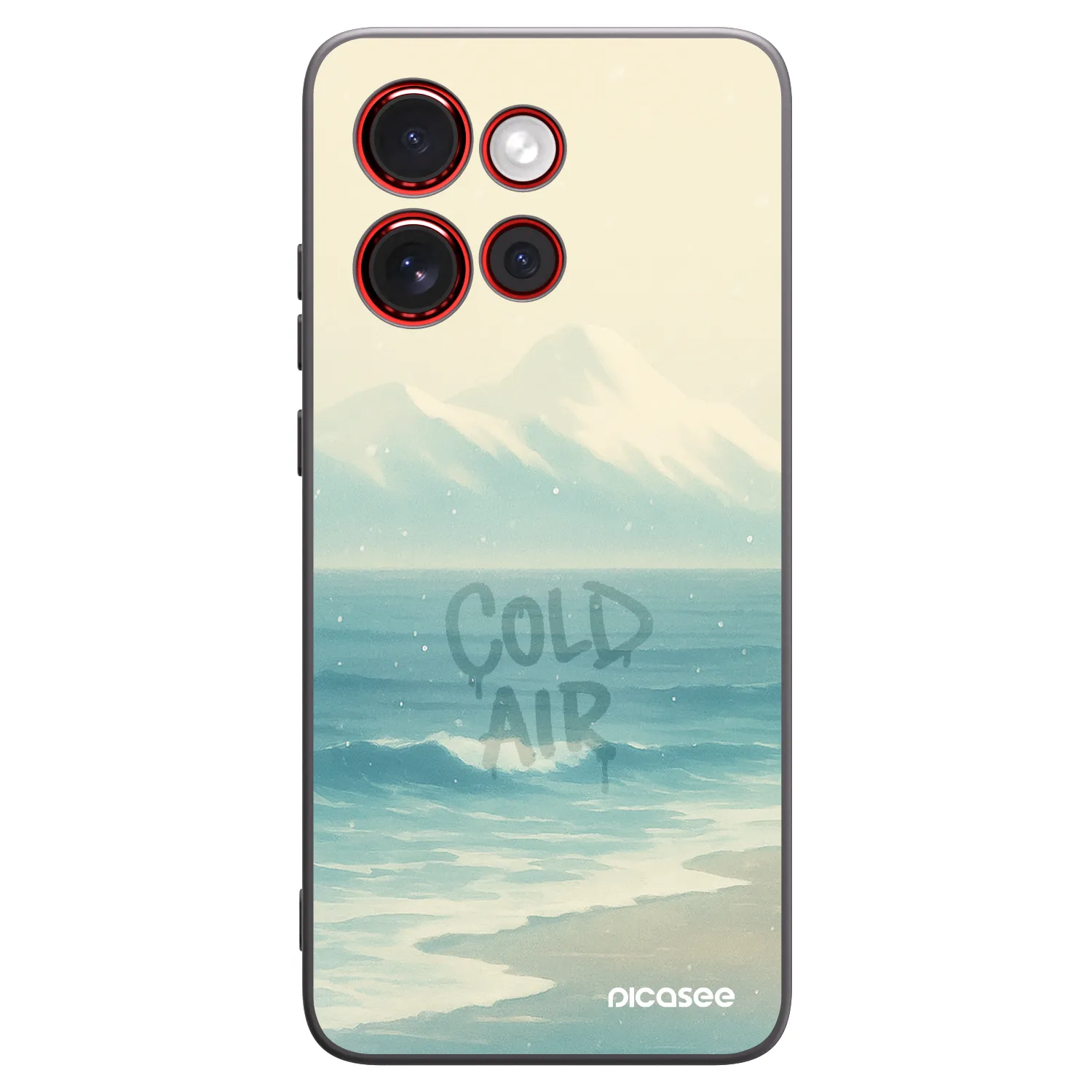 Picasee fekete szilikon tok az alábbi mobiltelefonokra Motorola Edge 60 Neo 5G - COLD AIR