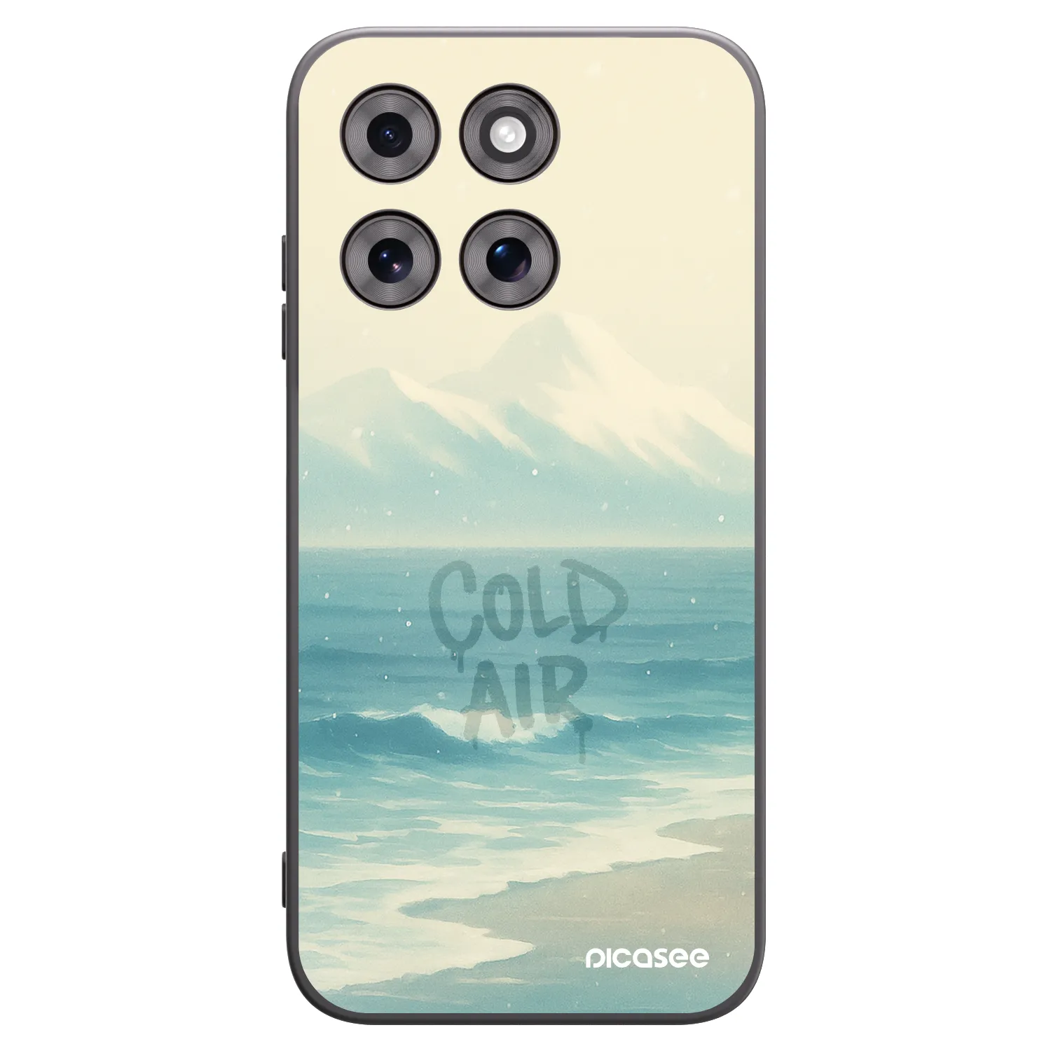 Picasee fekete szilikon tok az alábbi mobiltelefonokra Motorola Moto G77 - COLD AIR
