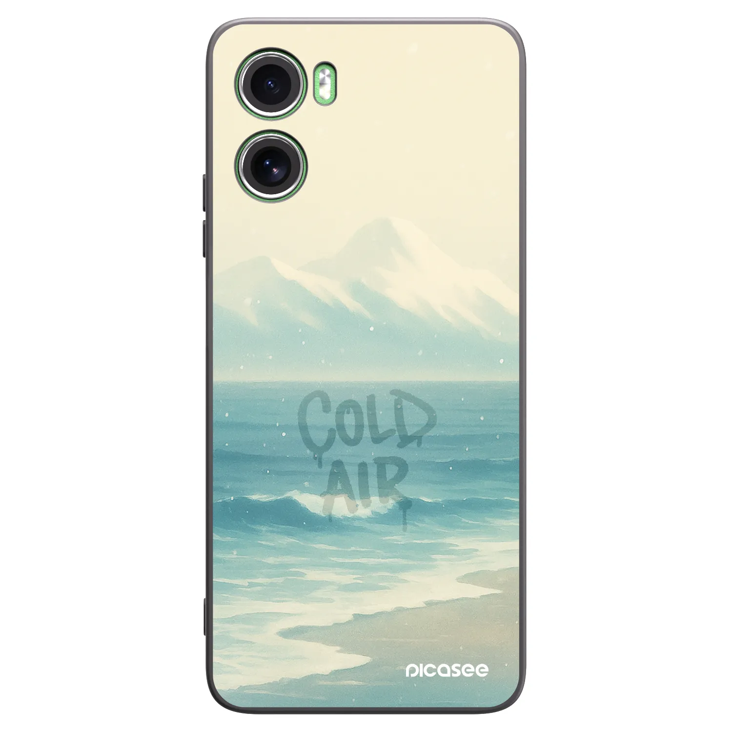 Picasee fekete szilikon tok az alábbi mobiltelefonokra Motorola Moto G06 - COLD AIR