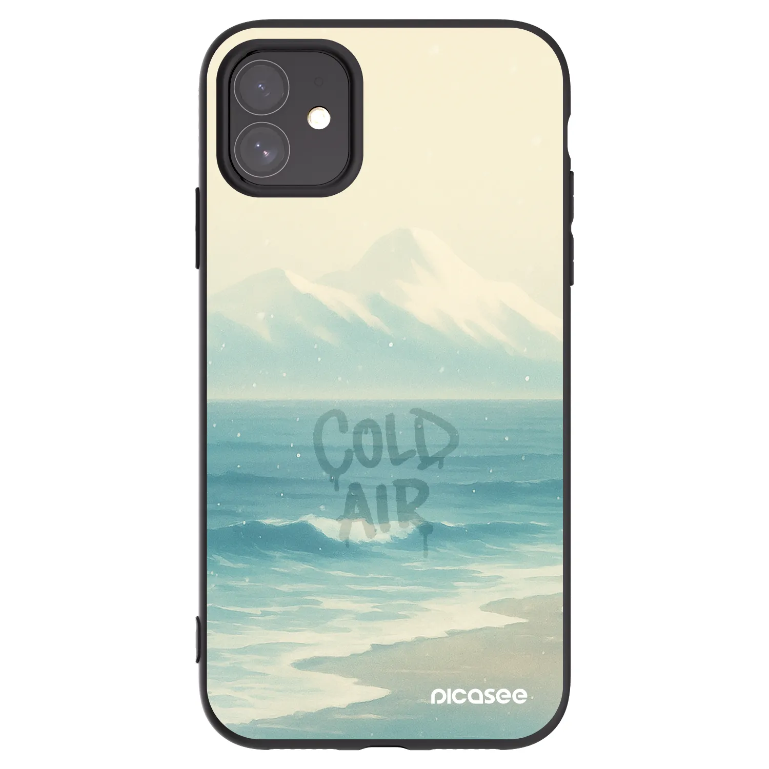 Picasee fekete szilikon tok az alábbi mobiltelefonokra Apple iPhone 11 - COLD AIR