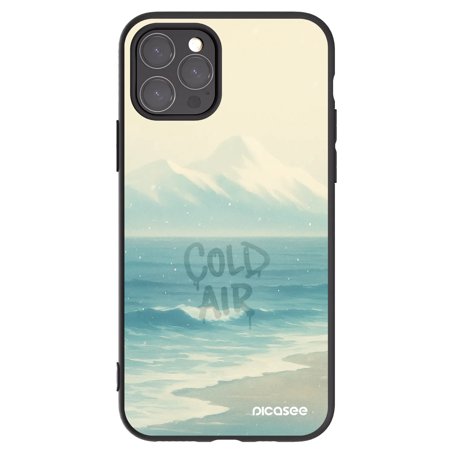 Picasee fekete szilikon tok az alábbi mobiltelefonokra Apple iPhone 11 Pro - COLD AIR