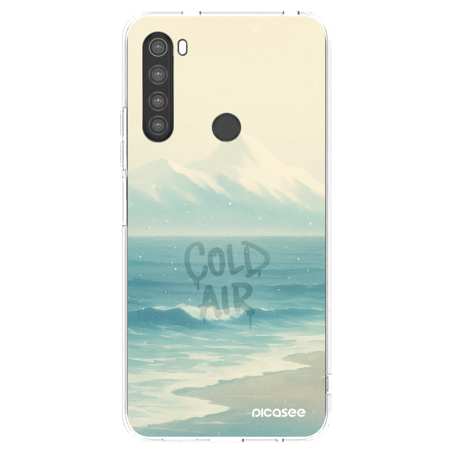 Picasee átlátszó szilikon tok az alábbi mobiltelefonokra Xiaomi Redmi Note 8 - COLD AIR