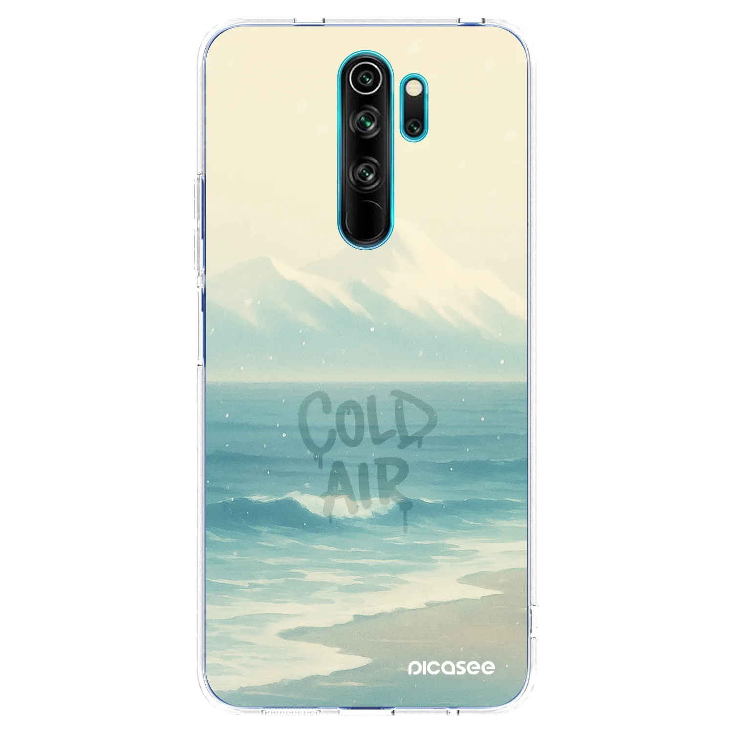 Picasee átlátszó szilikon tok az alábbi mobiltelefonokra Xiaomi Redmi Note 8 Pro - COLD AIR