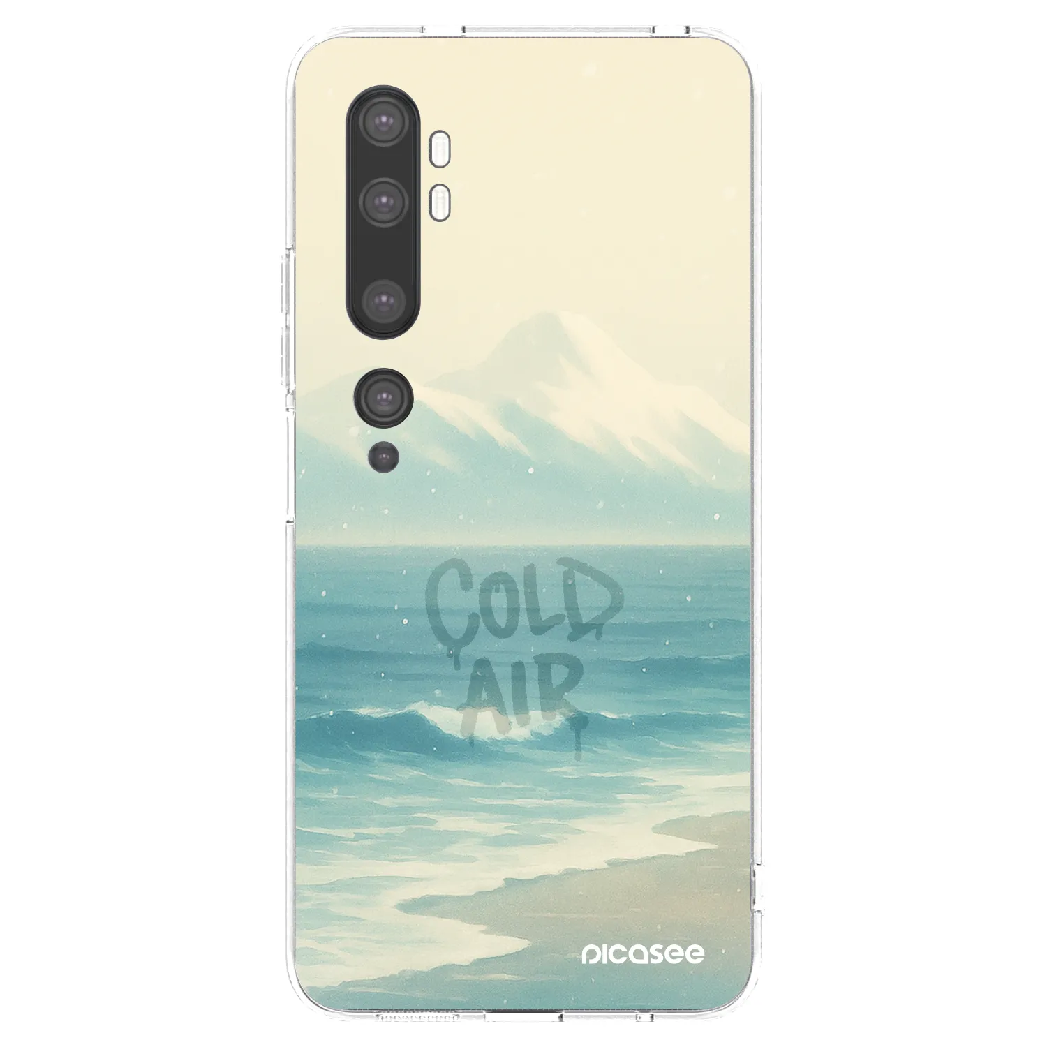 Picasee átlátszó szilikon tok az alábbi mobiltelefonokra Xiaomi Mi Note 10 (Pro) - COLD AIR