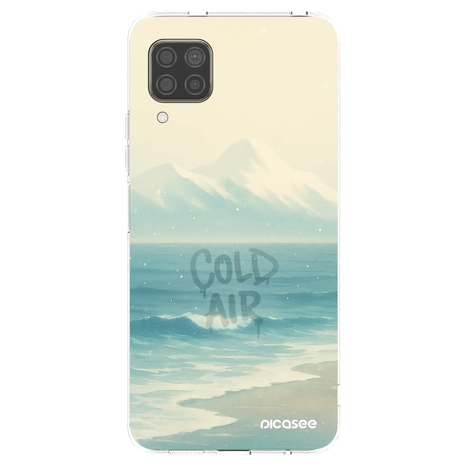 Picasee átlátszó szilikon tok az alábbi mobiltelefonokra Huawei P40 Lite - COLD AIR