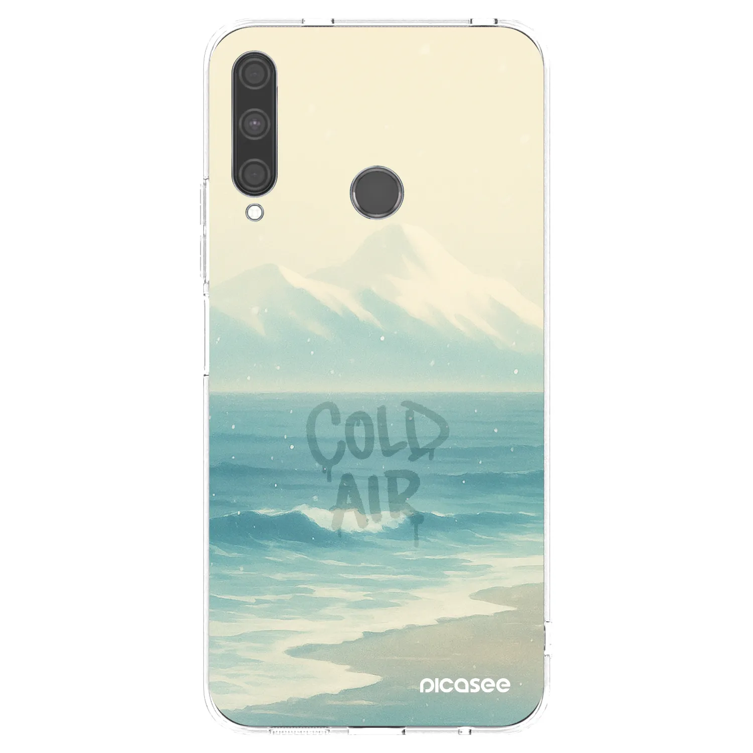 Picasee átlátszó szilikon tok az alábbi mobiltelefonokra Huawei P40 Lite E - COLD AIR
