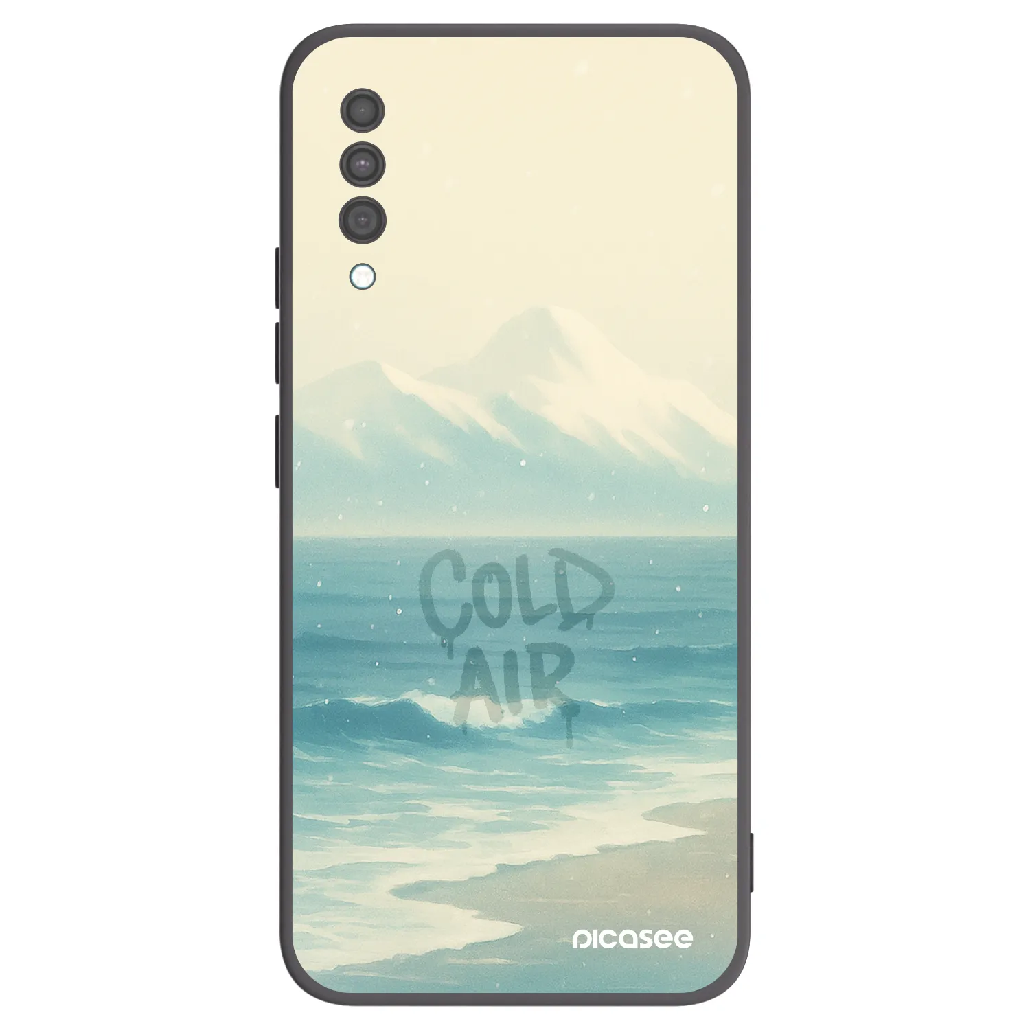 Picasee fekete szilikon tok az alábbi mobiltelefonokra Samsung Galaxy A30s A307F - COLD AIR