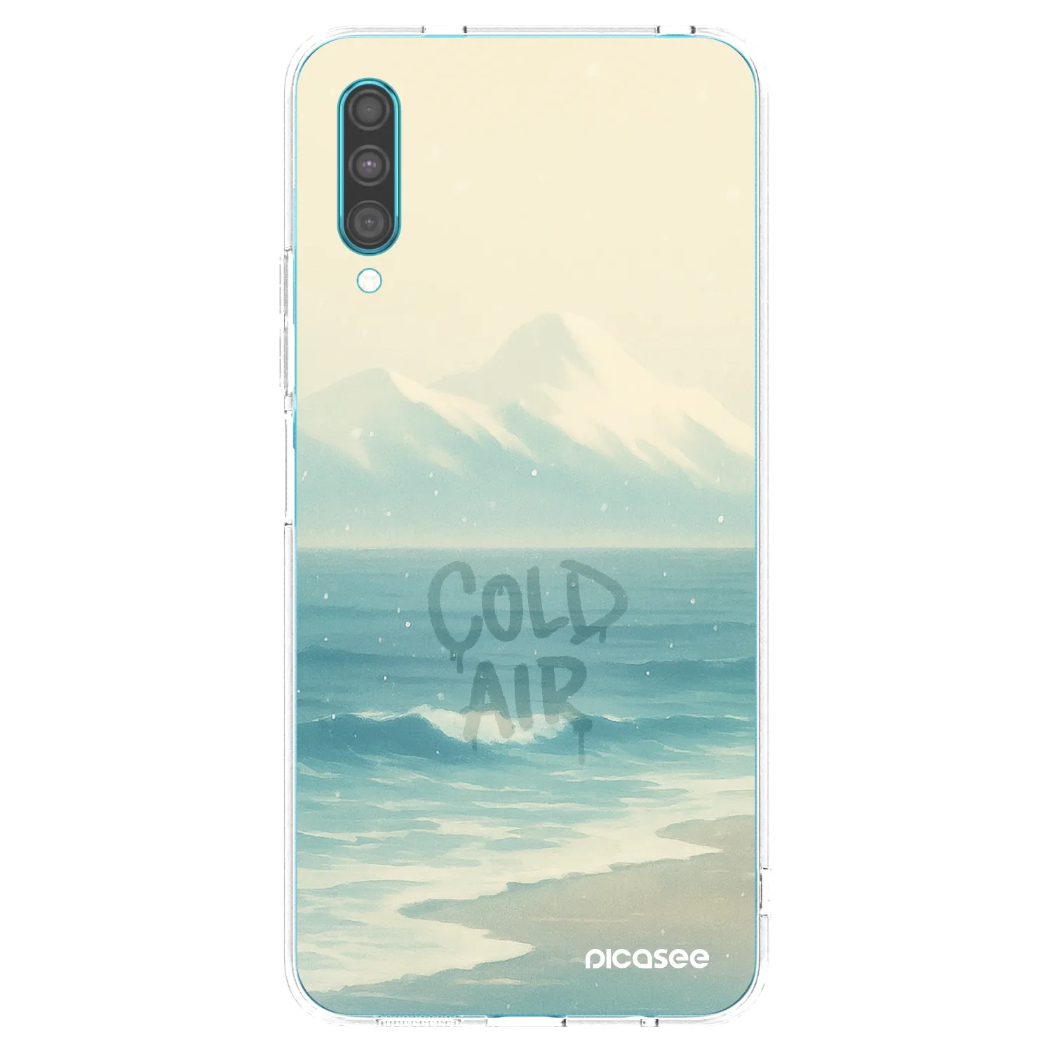 Picasee átlátszó szilikon tok az alábbi mobiltelefonokra Samsung Galaxy A30s A307F - COLD AIR