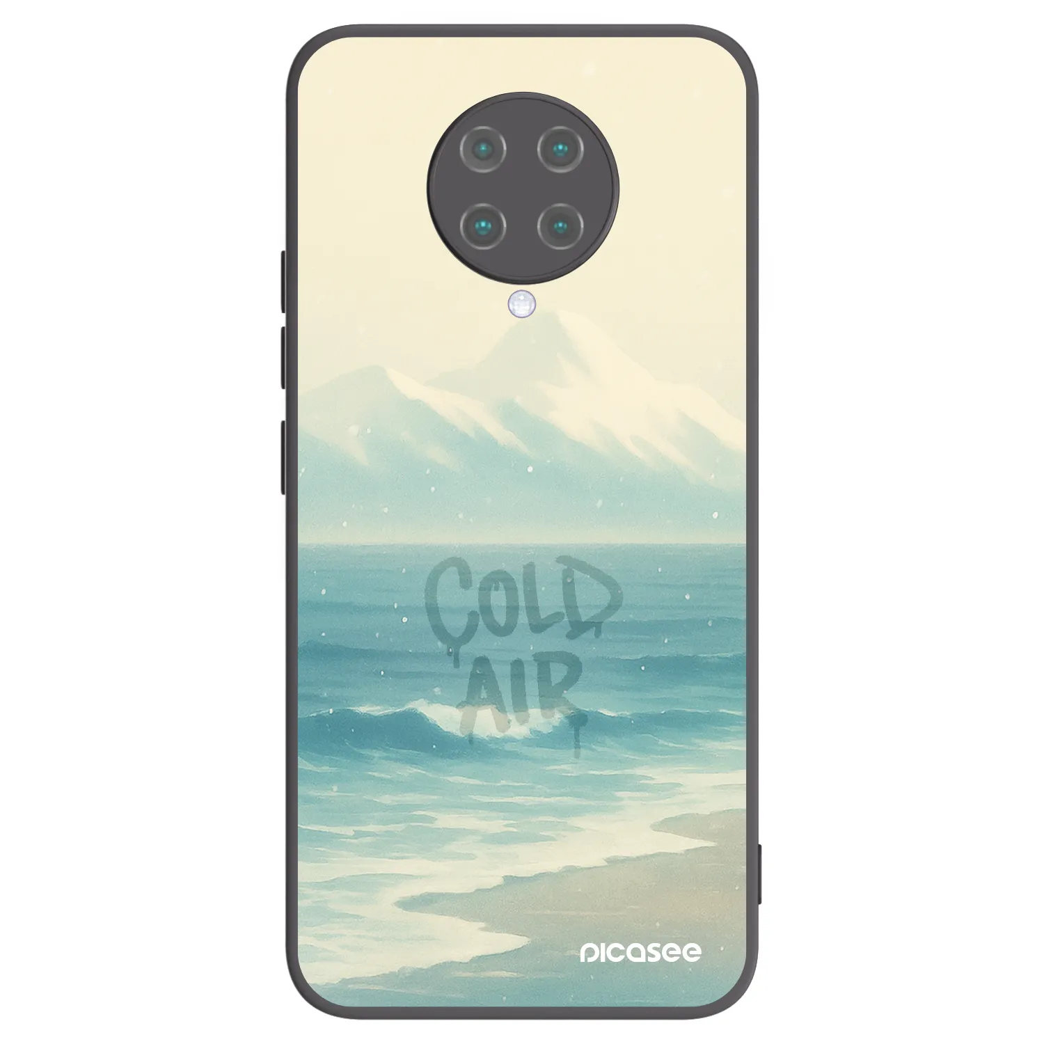 Picasee fekete szilikon tok az alábbi mobiltelefonokra Xiaomi Poco F2 Pro - COLD AIR