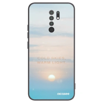 Picasee fekete szilikon tok az alábbi mobiltelefonokra Xiaomi Redmi 9 - COLD SKIES