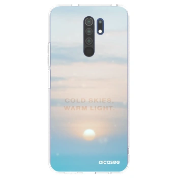 Picasee átlátszó szilikon tok az alábbi mobiltelefonokra Xiaomi Redmi 9 - COLD SKIES
