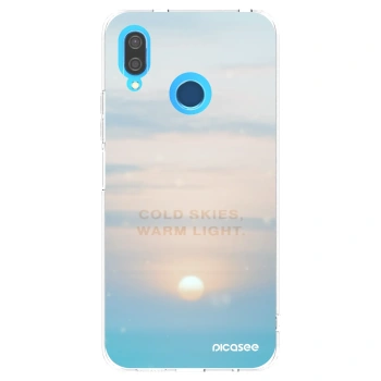 Picasee átlátszó szilikon tok az alábbi mobiltelefonokra Huawei P20 Lite - COLD SKIES