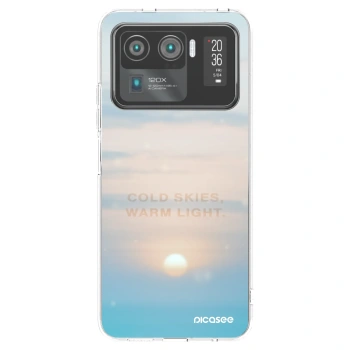 Picasee átlátszó szilikon tok az alábbi mobiltelefonokra Xiaomi Mi 11 Ultra - COLD SKIES