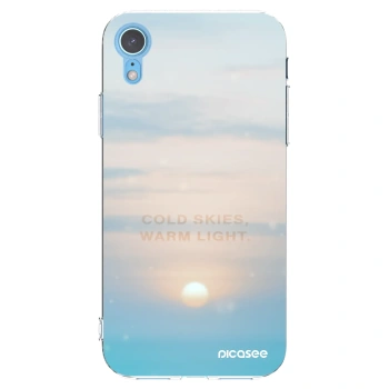 Picasee átlátszó szilikon tok az alábbi mobiltelefonokra Apple iPhone XR - COLD SKIES