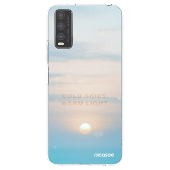 Picasee átlátszó szilikon tok az alábbi mobiltelefonokra Vivo Y20s - COLD SKIES