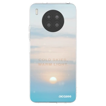 Picasee átlátszó szilikon tok az alábbi mobiltelefonokra Huawei Nova 8i - COLD SKIES