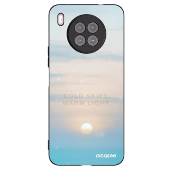 Picasee fekete szilikon tok az alábbi mobiltelefonokra Huawei Nova 8i - COLD SKIES