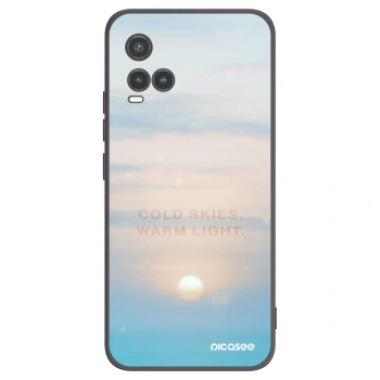 Picasee fekete szilikon tok az alábbi mobiltelefonokra Vivo Y33s - COLD SKIES