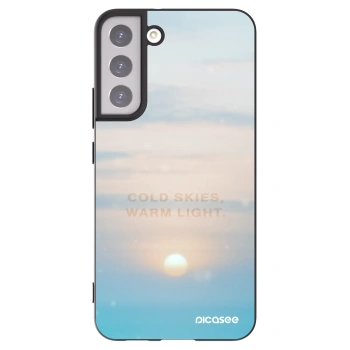 Picasee fekete szilikon tok az alábbi mobiltelefonokra Samsung Galaxy S22+ 5G - COLD SKIES