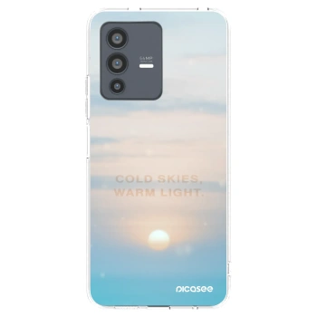 Picasee átlátszó szilikon tok az alábbi mobiltelefonokra Vivo V23 5G - COLD SKIES