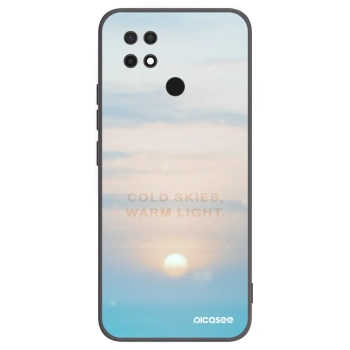 Picasee fekete szilikon tok az alábbi mobiltelefonokra Xiaomi Redmi 10C - COLD SKIES