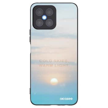 Picasee fekete szilikon tok az alábbi mobiltelefonokra Honor X8 4G - COLD SKIES