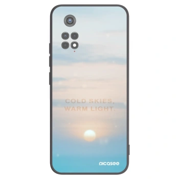 Picasee fekete szilikon tok az alábbi mobiltelefonokra Xiaomi Redmi Note 11S 5G - COLD SKIES