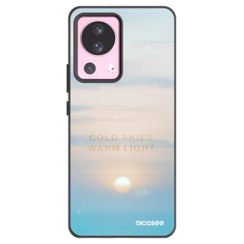 Picasee fekete szilikon tok az alábbi mobiltelefonokra Xiaomi 13 Lite - COLD SKIES