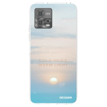 Picasee átlátszó szilikon tok az alábbi mobiltelefonokra Motorola Moto G72 - COLD SKIES