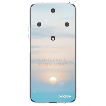 Picasee átlátszó szilikon tok az alábbi mobiltelefonokra Honor Magic5 Lite 5G - COLD SKIES