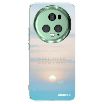 Picasee átlátszó szilikon tok az alábbi mobiltelefonokra Honor Magic5 Pro - COLD SKIES
