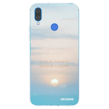 Picasee átlátszó szilikon tok az alábbi mobiltelefonokra Huawei Nova 3i - COLD SKIES