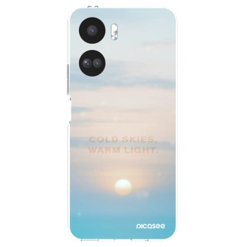 Picasee átlátszó szilikon tok az alábbi mobiltelefonokra Honor 90 Lite 5G - COLD SKIES