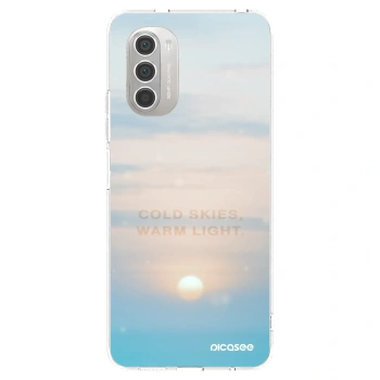 Picasee átlátszó szilikon tok az alábbi mobiltelefonokra Motorola Moto G51 - COLD SKIES
