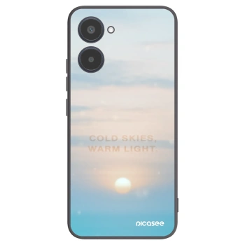 Picasee fekete szilikon tok az alábbi mobiltelefonokra Realme 10 4G - COLD SKIES