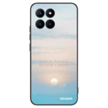Picasee fekete szilikon tok az alábbi mobiltelefonokra Honor 70 Lite - COLD SKIES