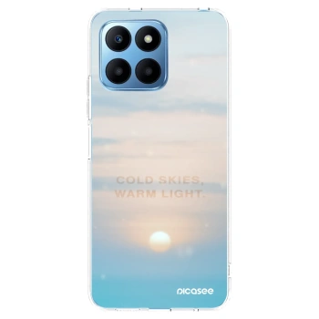 Picasee átlátszó szilikon tok az alábbi mobiltelefonokra Honor 70 Lite - COLD SKIES