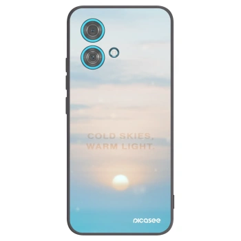 Picasee fekete szilikon tok az alábbi mobiltelefonokra Motorola Edge 40 Neo - COLD SKIES