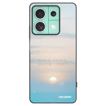 Picasee fekete szilikon tok az alábbi mobiltelefonokra Xiaomi Redmi Note 13 5G - COLD SKIES