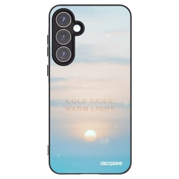 Picasee fekete szilikon tok az alábbi mobiltelefonokra Samsung Galaxy A55 5G A556B - COLD SKIES