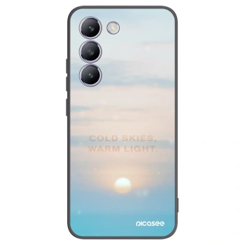 Picasee fekete szilikon tok az alábbi mobiltelefonokra Vivo V40 SE 5G - COLD SKIES