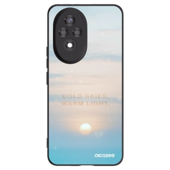 Picasee fekete szilikon tok az alábbi mobiltelefonokra Honor 200 Pro 5G - COLD SKIES