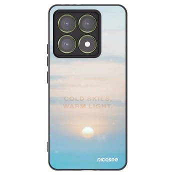 Picasee fekete szilikon tok az alábbi mobiltelefonokra Xiaomi 14T - COLD SKIES