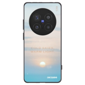 Picasee fekete szilikon tok az alábbi mobiltelefonokra Vivo X200 Pro - COLD SKIES