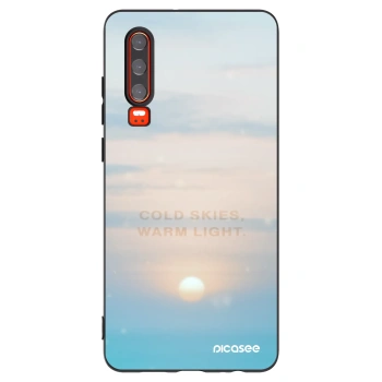Picasee fekete szilikon tok az alábbi mobiltelefonokra Huawei P30 - COLD SKIES