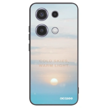 Picasee fekete szilikon tok az alábbi mobiltelefonokra Xiaomi Redmi Note 14S - COLD SKIES