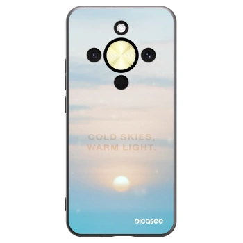 Picasee fekete szilikon tok az alábbi mobiltelefonokra Honor Magic8 Lite 5G - COLD SKIES