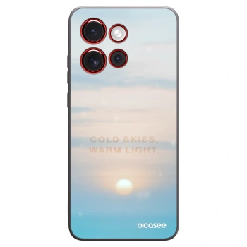 Picasee fekete szilikon tok az alábbi mobiltelefonokra Motorola Edge 60 Neo 5G - COLD SKIES
