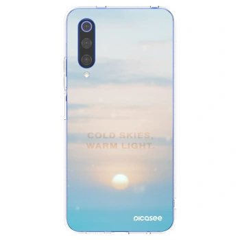 Picasee átlátszó szilikon tok az alábbi mobiltelefonokra Xiaomi Mi 9 SE - COLD SKIES